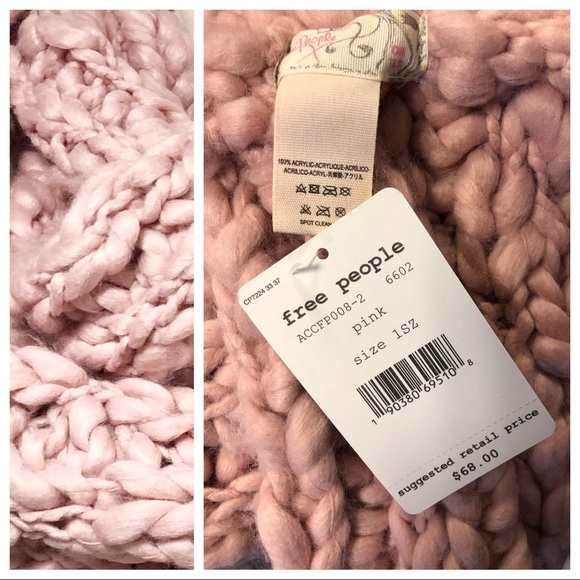 NEW FREE PEOPLE CHUNKY KNIT DREAM INFINITY SCARF - Picture 4 of 5